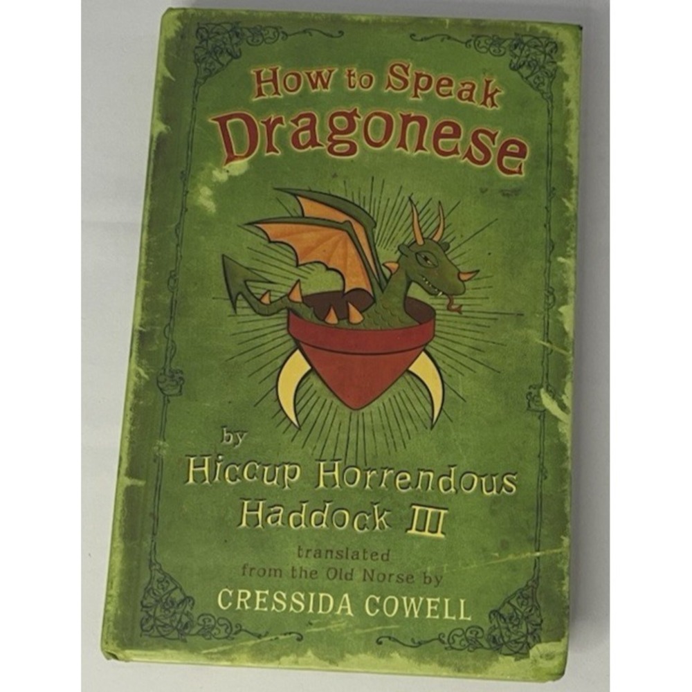 How to Speak Dragonese Cressida Cowell Hardcover 1st US Edition 2006 Dragon Book